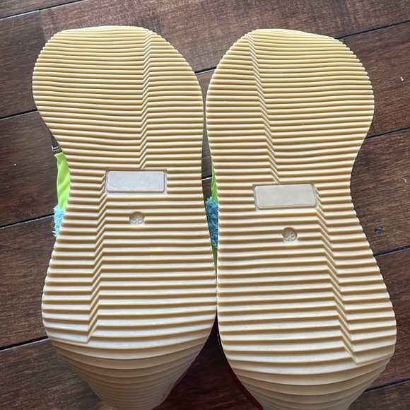 DWRS Label Made in Portugal Leather sneakers Multicolor Metallic Womens 7.5 NWOB - Picture 7 of 10